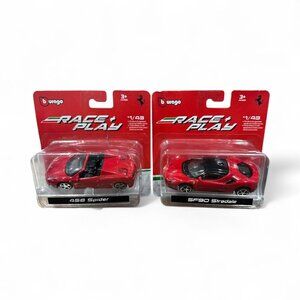 BURAGO Race + Play 458 Spider & SF90 Stradale